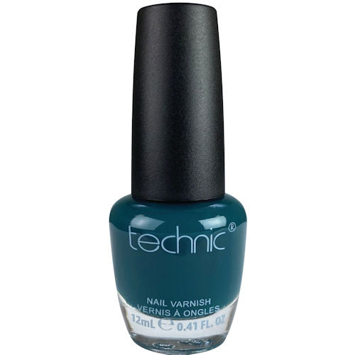 Technic Cosmetics Glossy Nail Polish - Dark Blue Neptune
