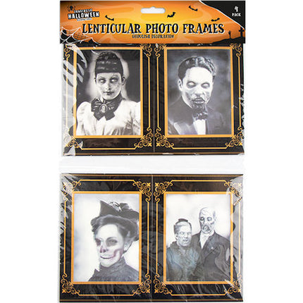 4 Halloween Lenticular Horror Photo Frames