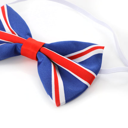 Union Jack Cloth Bow Tie