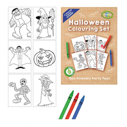 Halloween A6 Colouring Set (Single)