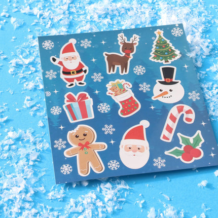 Christmas Sticker Sheets - 10 Pack