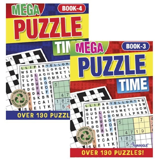A5 Mega Puzzle Time Book