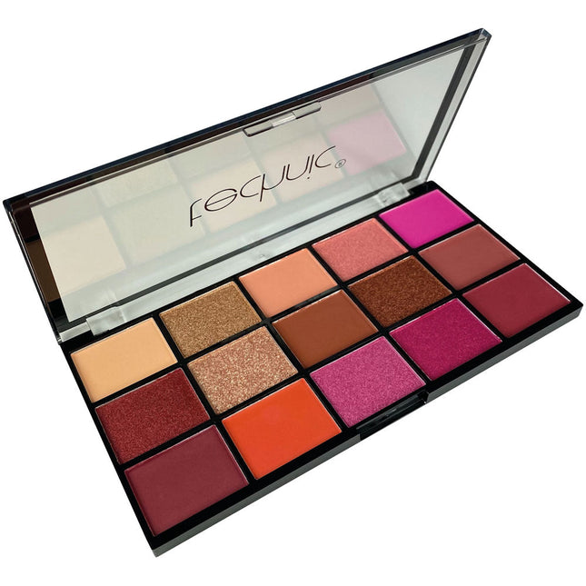 Technic Cosmetics Pressed Pigment Eyeshadow Palette - Hot Love