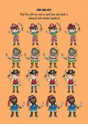 My Fun Pirates/Monsters Sticker Activity Book
