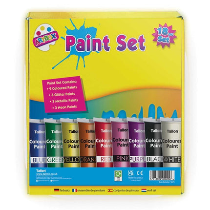 18 Piece Craft Paint Set