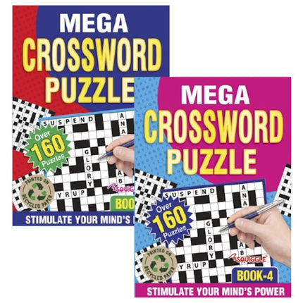 A5 Mega Crossword Puzzle Book