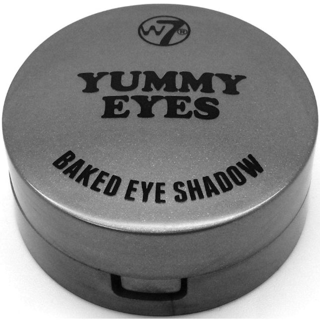 W7 Cosmetics Baked Eyeshadow - Rock N Roll Silver