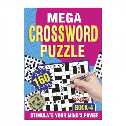 A5 Mega Crossword Puzzle Book