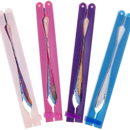 Mermaid Chinese Folding Paper Fans - 6 Pack