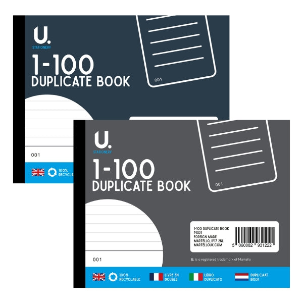 1-100 Duplicate Book