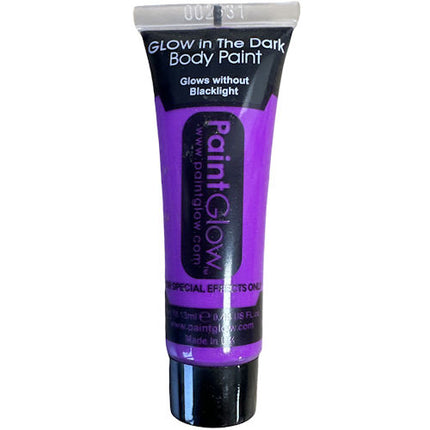 Paintglow Neon Violet Glow In The Dark Body Paint