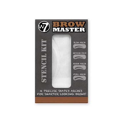 4 W7 Brow Master Eyebrow Shaping Stencils