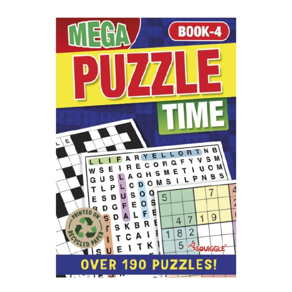 A5 Mega Puzzle Time Book