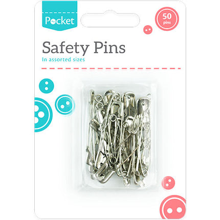Safety Pins - 50 Pack