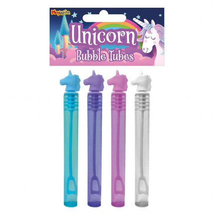 Unicorn Bubbles Tubes - 4 Pack