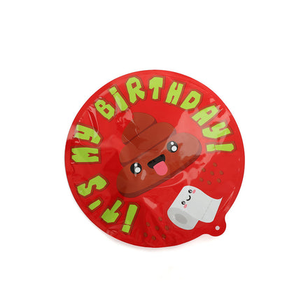Emoji Poo Self-Inflating Balloons