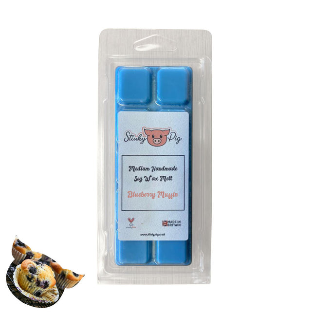 Stinky Pig Highly Scented Soy Wax Melt Clam - 50g Blueberry Muffin