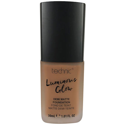 Technic Cosmetics Luminous Glow Demi Matte Medium Coverage Foundation - Chestnut
