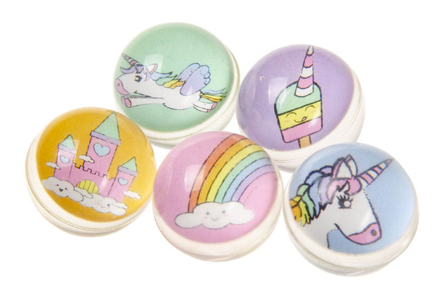50 Unicorn 32mm Bouncy Balls