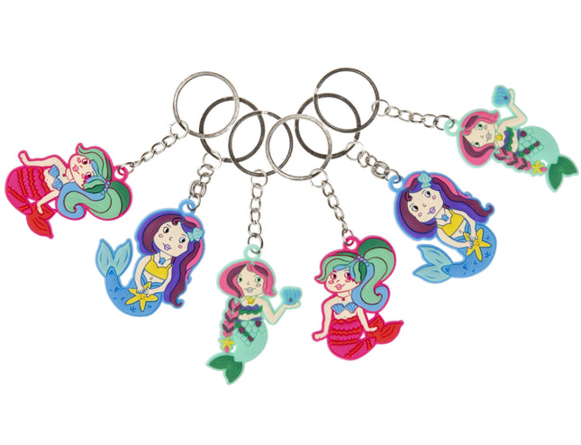 Mermaid Keychains - 6 Pack