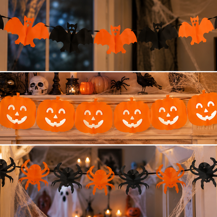 Halloween Paper Garland Assorted