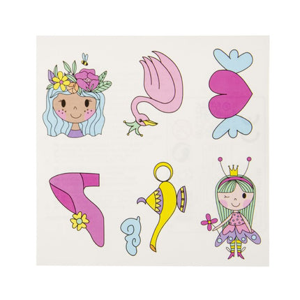 Princess Tattoo Sheet - Single