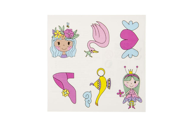 Princess Tattoo Sheet - Single