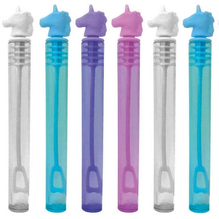 Unicorn Bubble Tubes - 12 Pack