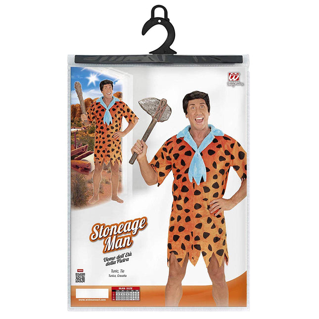 Adult Stoneage Man Costume (Large) – Prehistoric Fancy Dress Outfit Caveman Themes Costume Parties