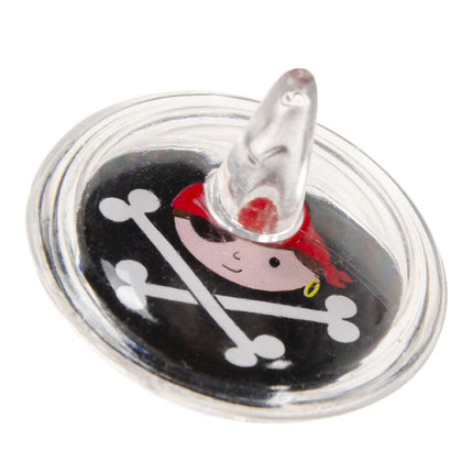 12 Pirate Spinning Tops