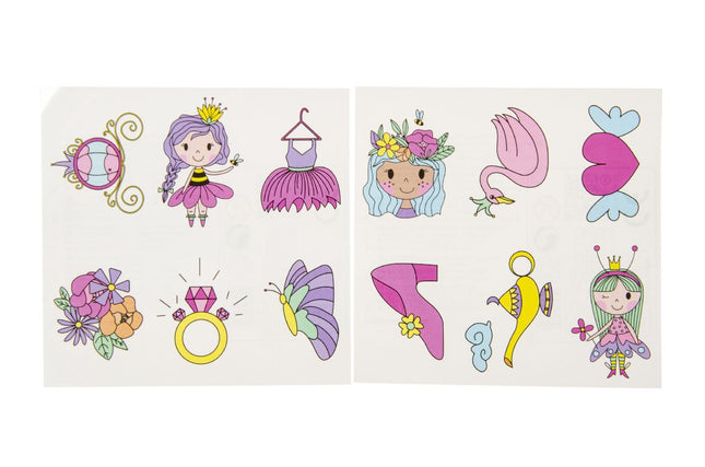 Princess Tattoo Sheet - Single