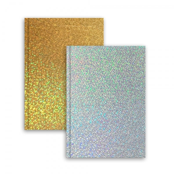 A5 Gold & Silver Holographic Notebook