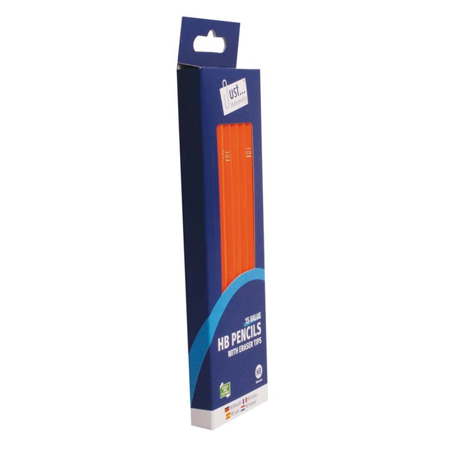 HB Pencils with Eraser Tops - 15 Pack