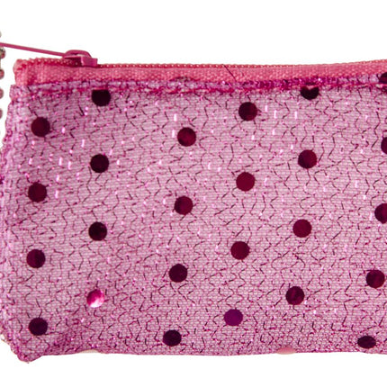 6 Rectangular Mini Glitter Purses