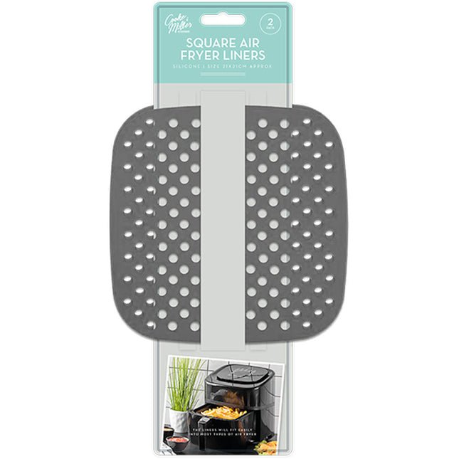 Air Fryer Square Silicone Liners - 21cm