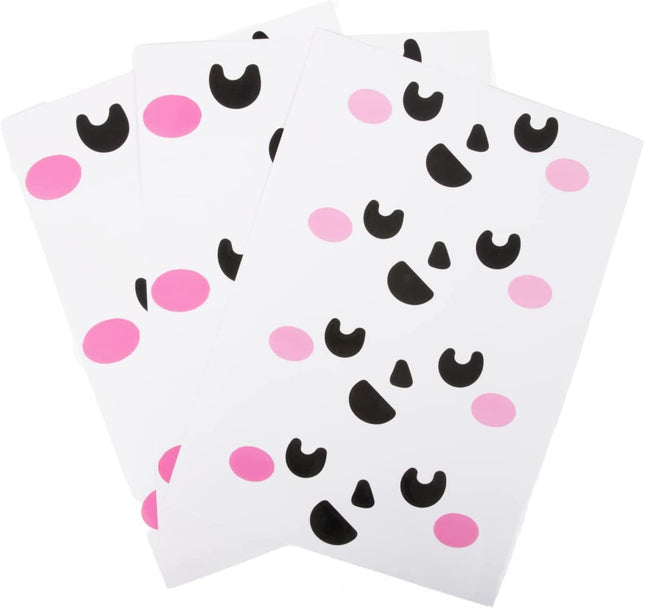 Pumpkin Vinyl Face Stickers - 10 Pack