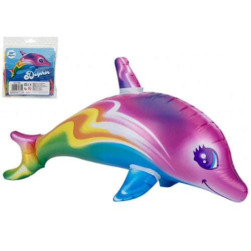 Inflatable Rainbow Dolphin