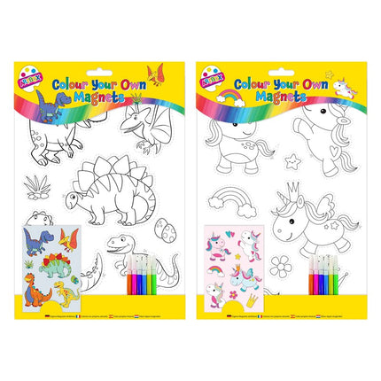 Colour Your Own Magnets