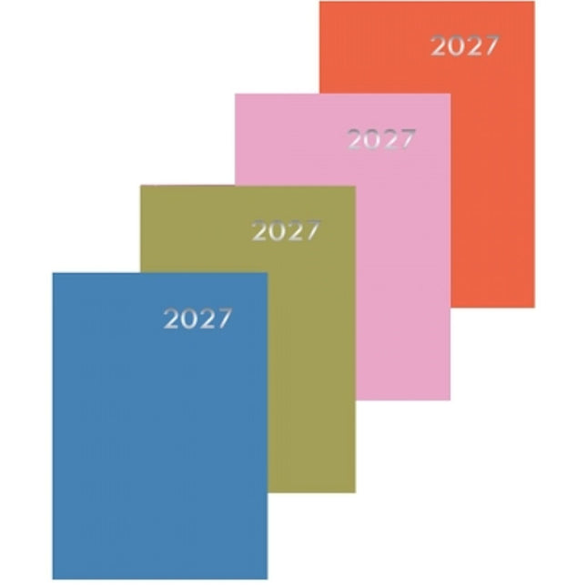 2027 Pocket Colour Block Diary (Assorted)