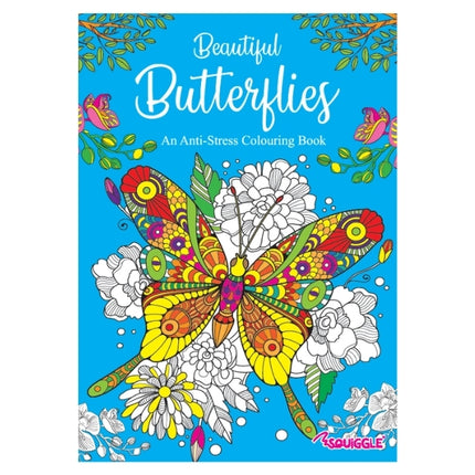 A4 Beautiful Butterflies/Birds Colouring Book