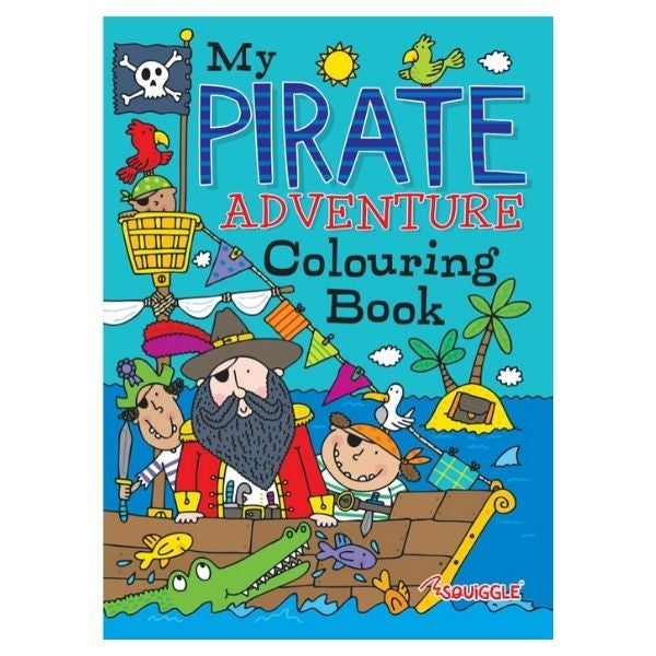Pirates / Knights Colouring Book - Assorted