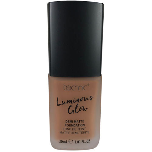 Technic Cosmetics Luminous Glow Demi Matte Medium Coverage Foundation - Mocha