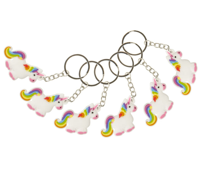Unicorn Keychains - 6 Pack