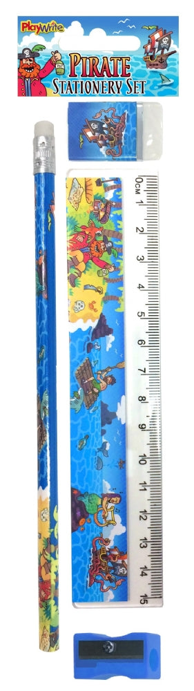 Pirate Stationery Set - 4 Piece