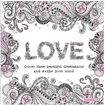 Peace Love Advanced Colouring Book
