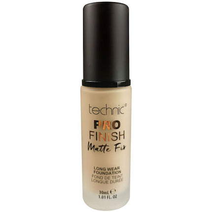 Technic Cosmetics Pro Finish Matte Foundation No Shine - Porcelain