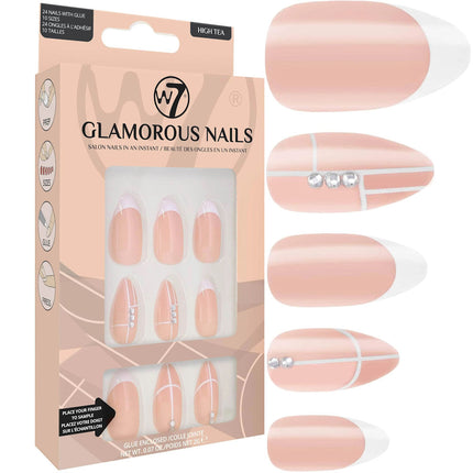 W7 High Tea Glamorous False Nails
