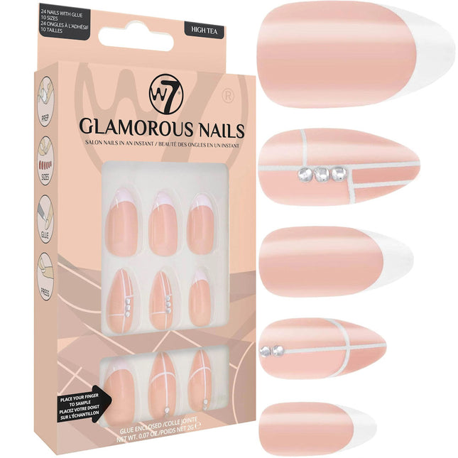 W7 High Tea Glamorous False Nails