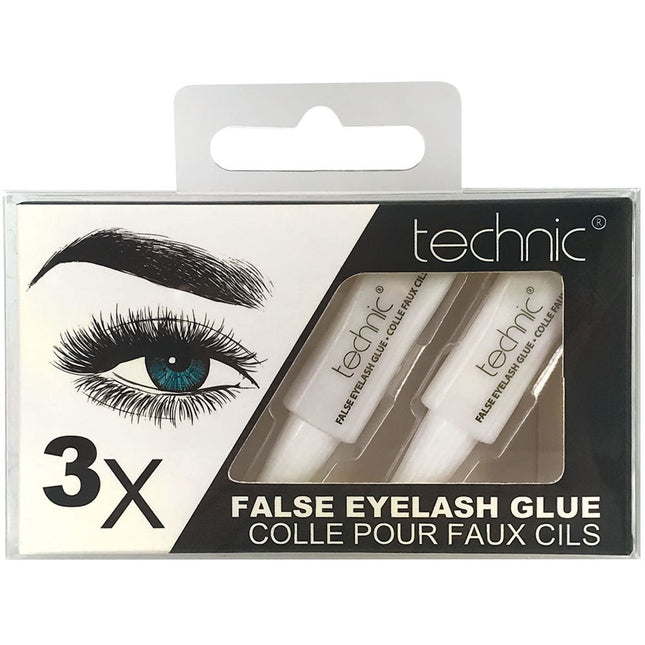 Technic Cosmetics False Eyelash Glue Clear - 3 Pack