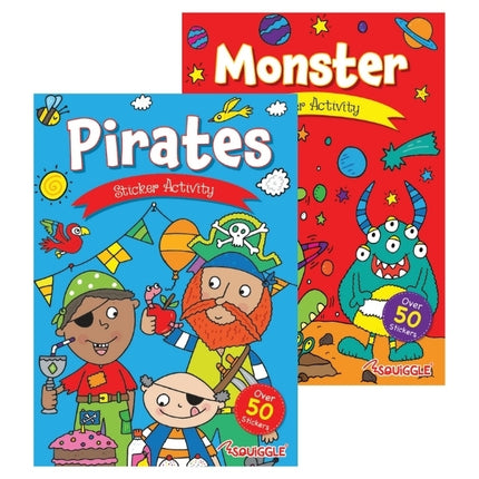 My Fun Pirates/Monsters Sticker Activity Book